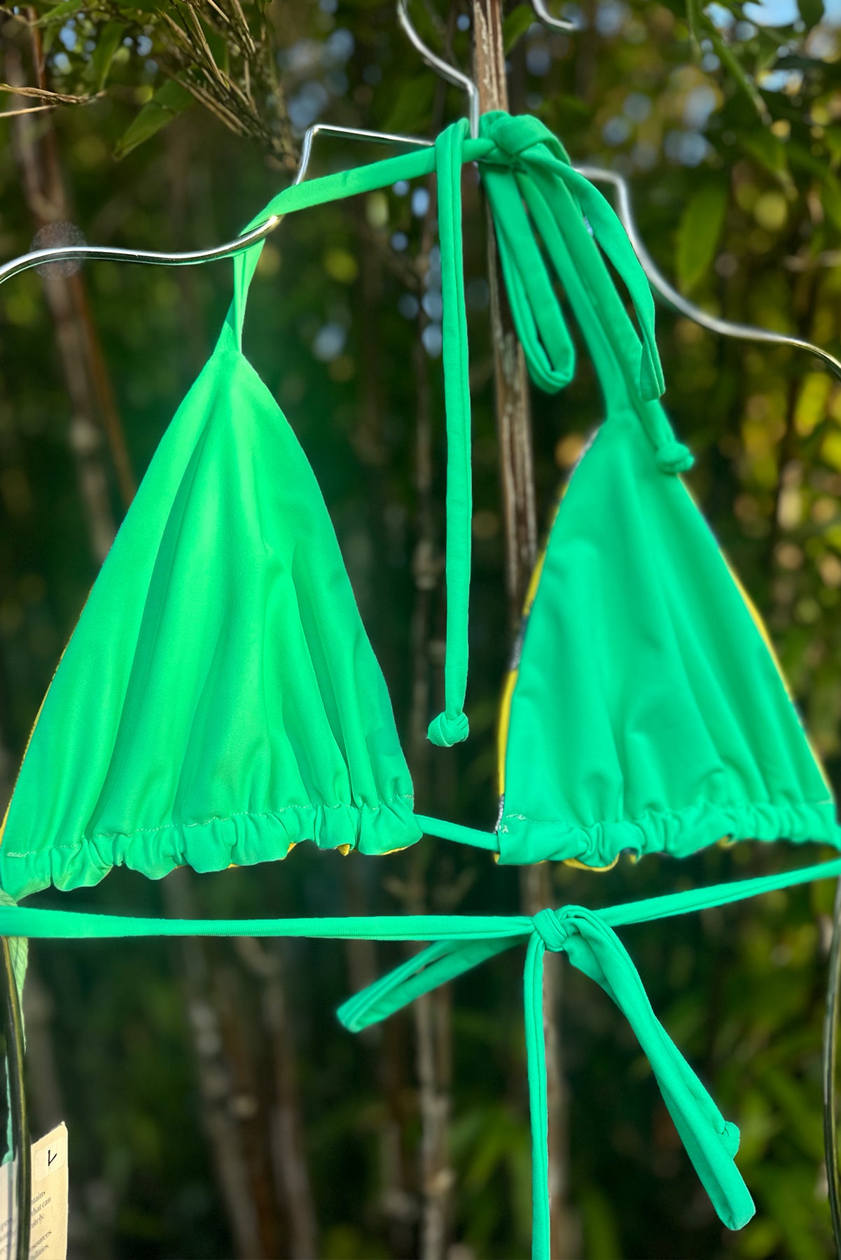 Limited Edition Reversible Pineapple Triangle Bikini Set - M/L