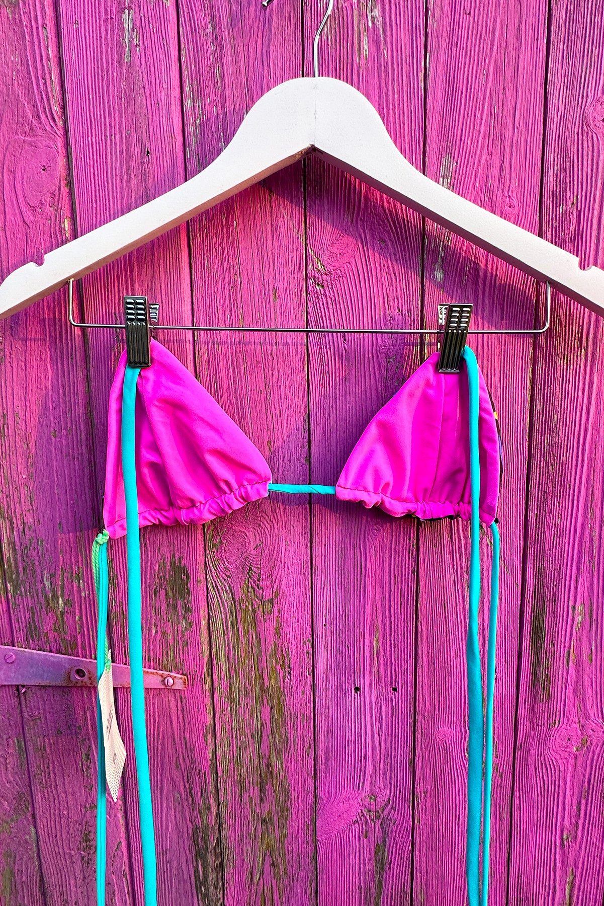 Disco Melons Limited Edition Reversible Triangle Bikini Top - Small